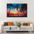 Perfect Beach Sunset Canvas Print-251056010