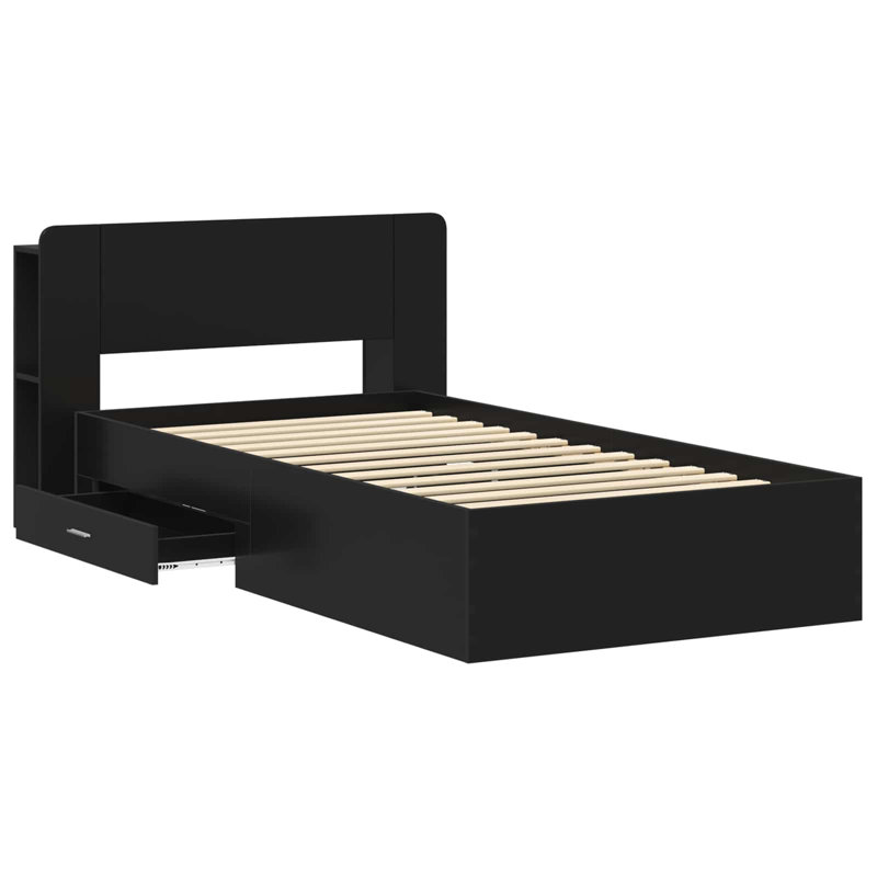 Bed, Black, Small Single (2'6)