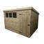 Kat 10 ft. W x 5 ft. D Solid Wood Garden Shed