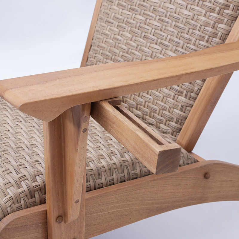 Chaise Adirondack pour l'extérieur en teck Camden