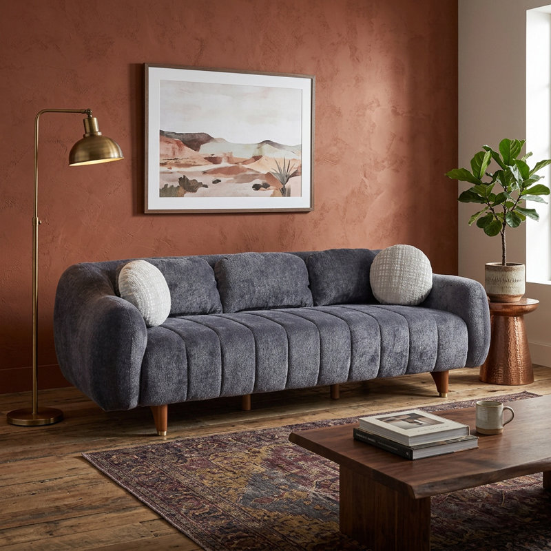 Ensemble de chambre 3 pièces Bandek Chenille, Gris