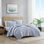 Nautica Fairwater Cotton Reversible Blue Quilt Set, Queen