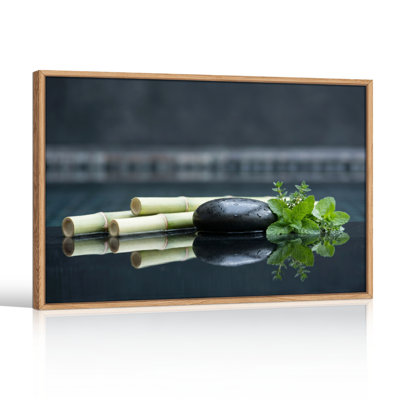 Ensemble de 1 tableau sur toile Jardin Zen