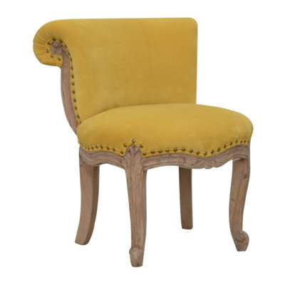 Chaise d'appoint en coton de 19,69 po de large Ailani