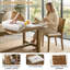 Chaise rembourrée en bois massif 17,9 po Clearlake-131079234