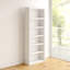 Elona 213 cm H x 81 cm W Solid Wood Standard Bookcase-1527508727