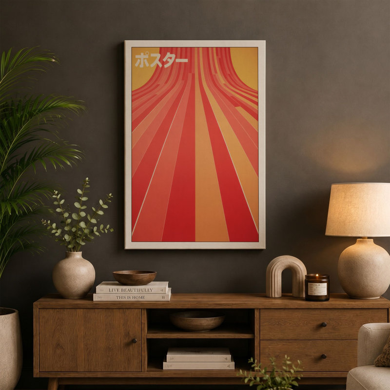 Print, 36x24 - 91.4 x 61.0 cm, Teal Border