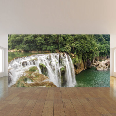 Panneau de papier peint paysage cascade Yeremia