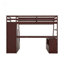 Lit mezzanine simple avec 7 tiroirs, 2 tablettes et un bureau-160773935