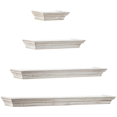 Ensemble de tablettes flottantes 4 pièces Hardee