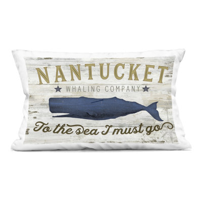 Coussin To To Sea I Must Go, imprimé par Jennifer Pugh