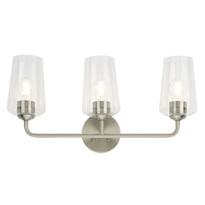 Celino Three-Light Bath & Vanity with Glass