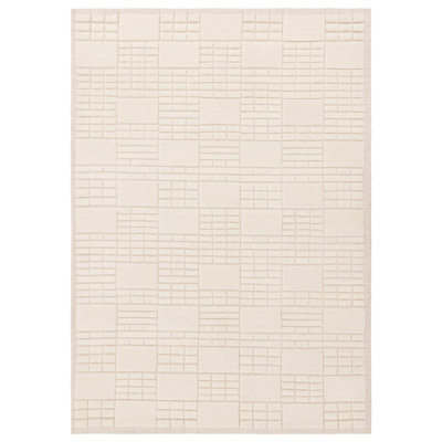 Havier Hand Tufted Wool Cream Rug