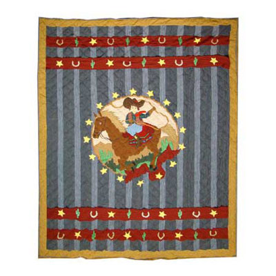 Lil Buckaroo Rustic Cotton Quilt