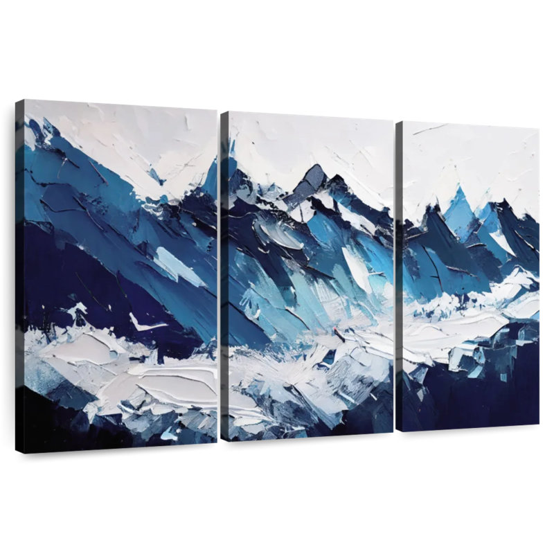 Avery Abstract Blue Mountains, 20" H x 33" W