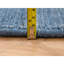 Tapis oriental bleu en laine pure tissé à la main 6 pi x 9 pi C7E7BD7ECE3B40E9B6119FBADF3F7B97