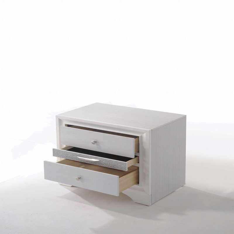Table de chevet blanche, Blanc