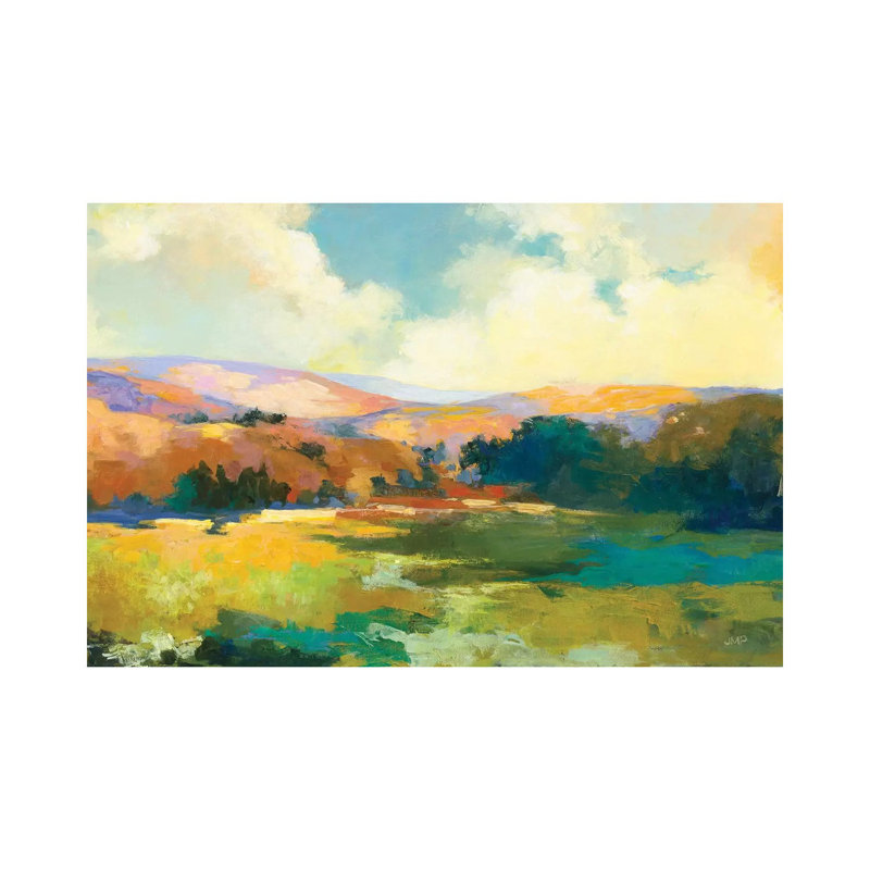 Reproduction d'art "Daylight Valley Crop" par Julia Purinton, Toile tendue, H 32 po x l 48 po, Sans cadre