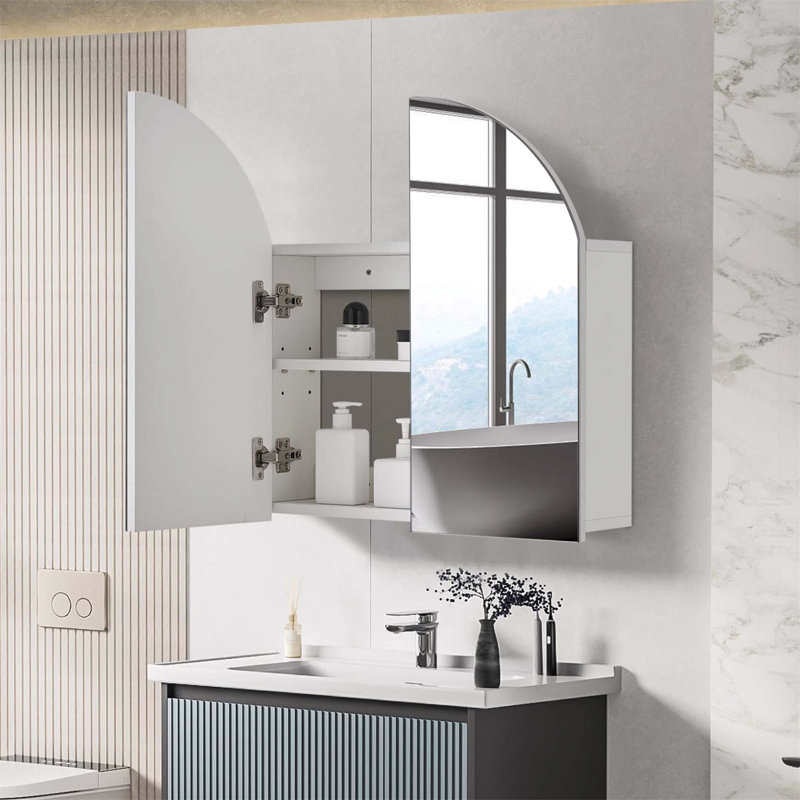 Aaleeyah Wall Mounted Required Bathroom Cabinet