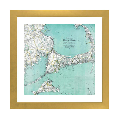 «Cape Cod and Vicinity Map» - impression