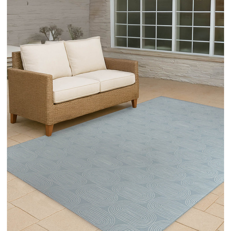 Earthy Embrace Non-Slip Outdoor Rug, Rectangle 8' x 10'