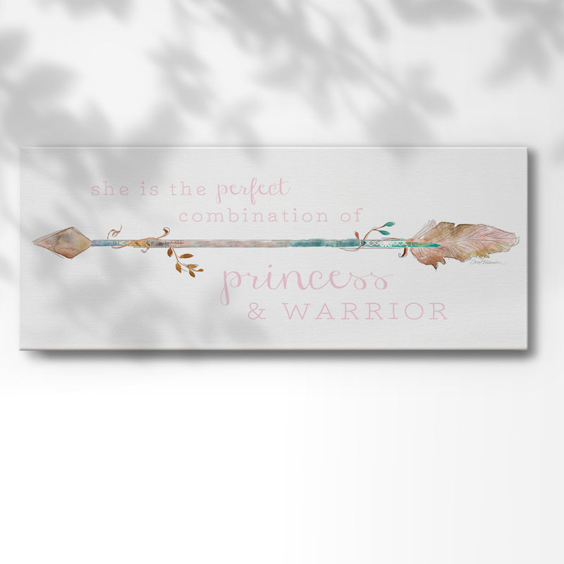 Princess & Warrior-Gallery, toile tendue, H 8 po x l 20 po x P 1,5 po