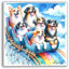 «Joyride Jubilee» sur toile