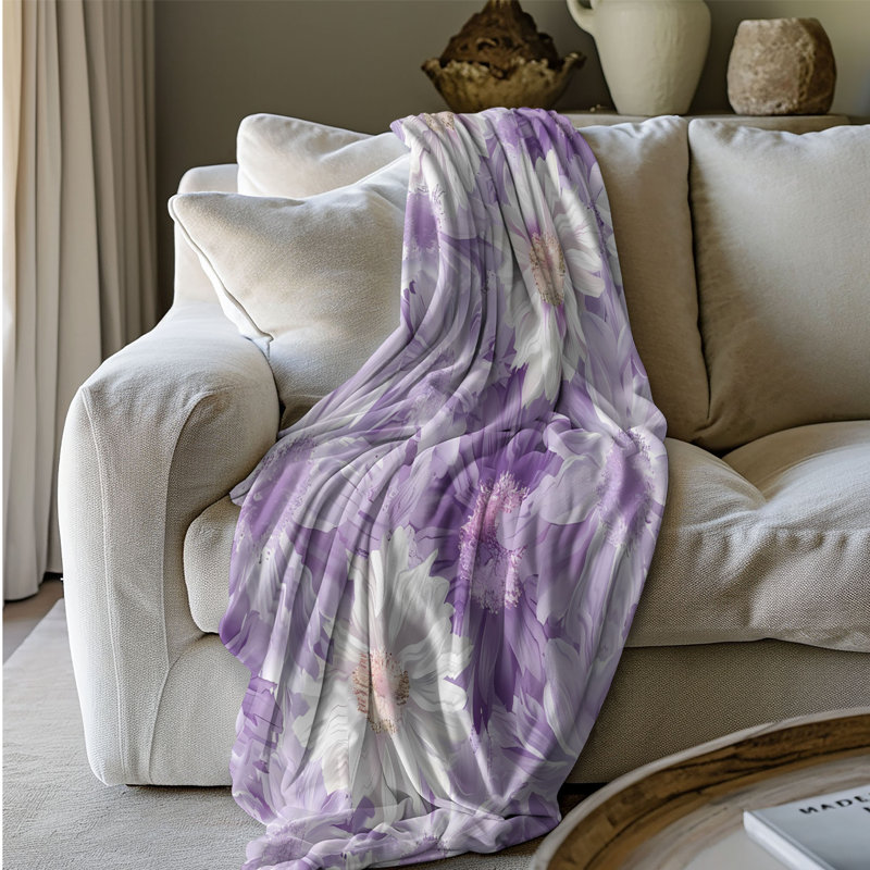 Couverture apaisante en sherpa 1 pièce, Grand lit