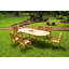 Arjun Outdoor 13 - Piece Teak Dining Set-1680203393-1680203396