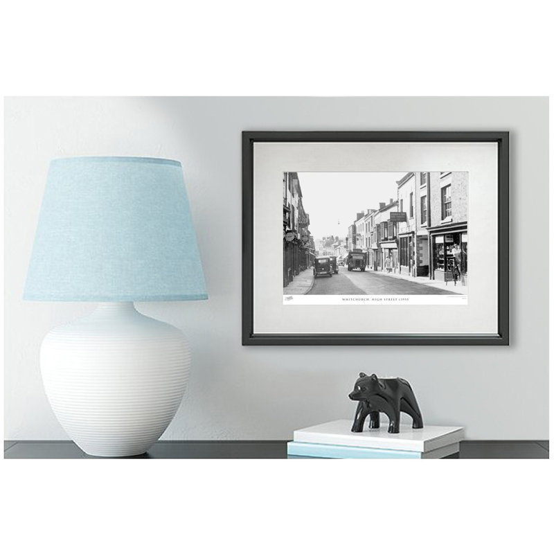 Whitchurch, High Street C1955 - Single Picture Frame Print, 28cm H x 36cm W x 2.3cm D