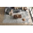 Distressed Modern Abstract Machine Washable Area Rug in Charcoal Gray for Living Room or Bedroom-708251498