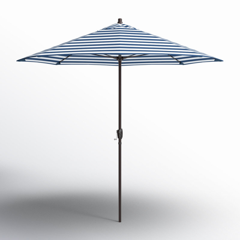 Parasol de marché 7,5 pi Gino, Sunbrella® régate Cabana, H 94 po x l 86,3 po x P 86,3 po
