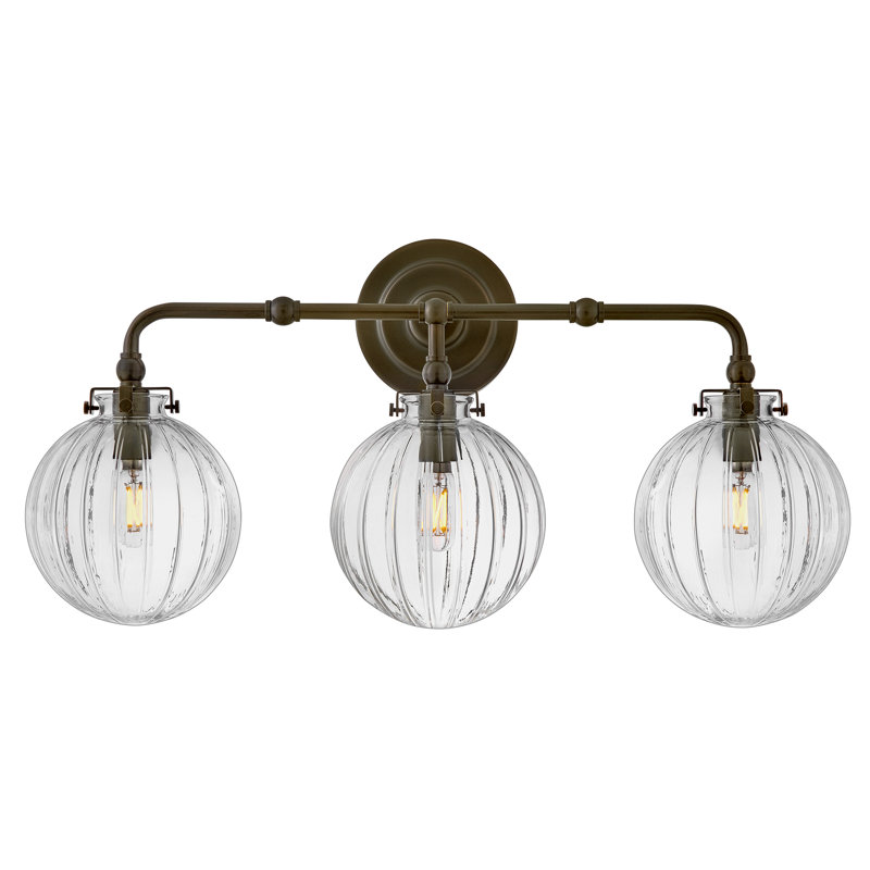 Hinkley Helene Medium Three Light Vanity, Heritage Bronze