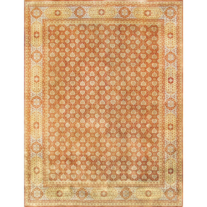 Canvello Mamluk Hand-Knotted Lamb's Wool Area Rug- 8'10" X 11'7"