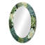 «Green Succulents Flowers Serene Succulents IV» - miroir décoratif succulent, miroir mural traditionnel, impression d'art en métal-121387156-121387860