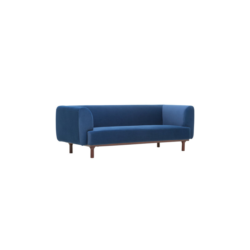 Aiobheann 3 Seater Upholstered Sofa, NA, Navy