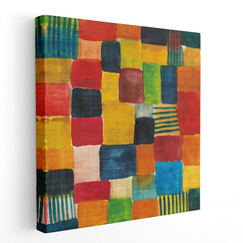City Block II - reproduction d'art sur toile, H 16 po x l 16 po
