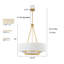 Lustre tambour 4 lumières