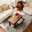 Table basse / table d'appoint moderne 27,6 po avec plateau pliable-1909380461