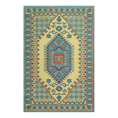 8' X 10' Outdoor Mat, Turkish - Plum