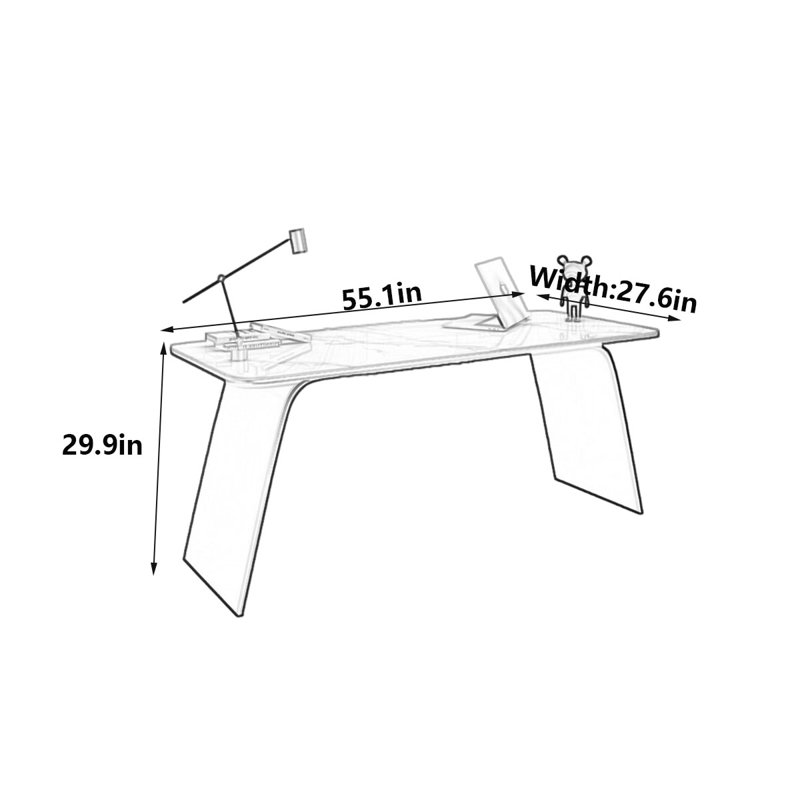 Bartsch, H 29,9 po x l 55,1 po x P 27,6 po