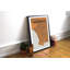 « los angeles city map », reproduction d’impression sur affiche d’art orange-22632830