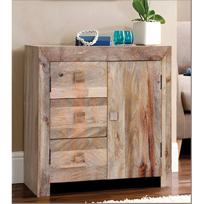 Dakota 90cm Solid Wood Sideboard
