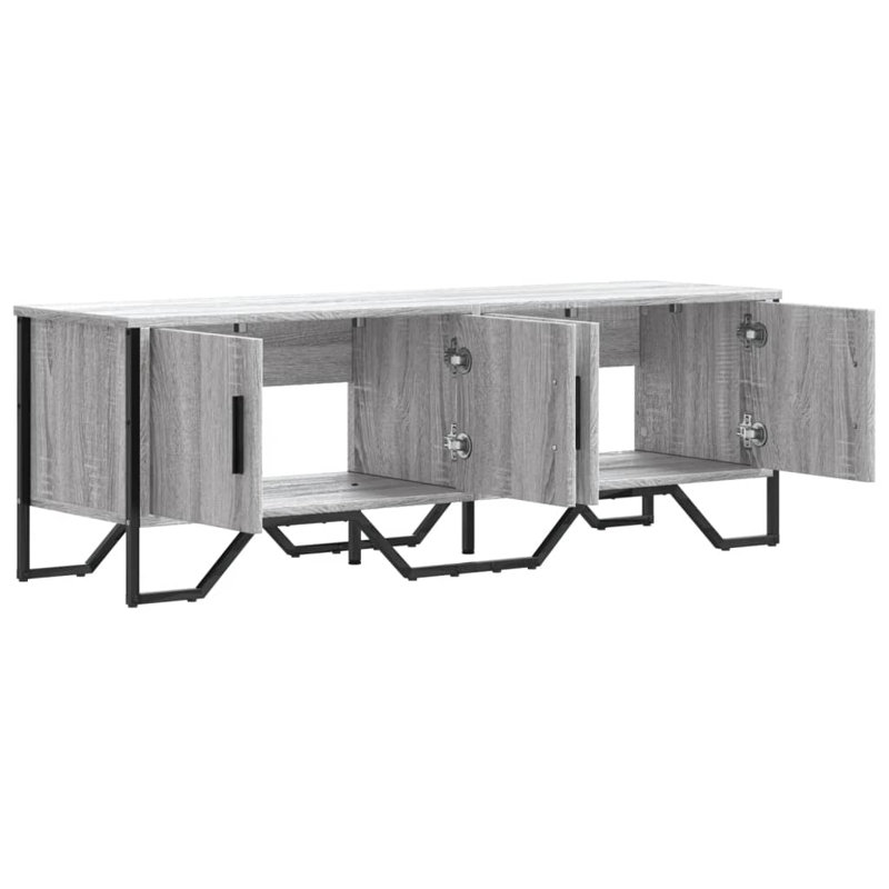 Alexica Unfinished TV Stand, 122cm, Grey Sonoma
