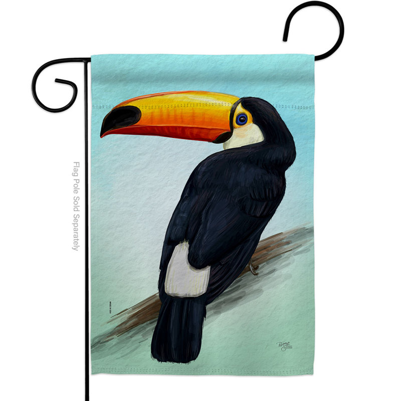 Double Sided 18.5'' H x 13'' W Polyester Garden Flag
