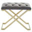 Banc simple Rada gris / or-111539114