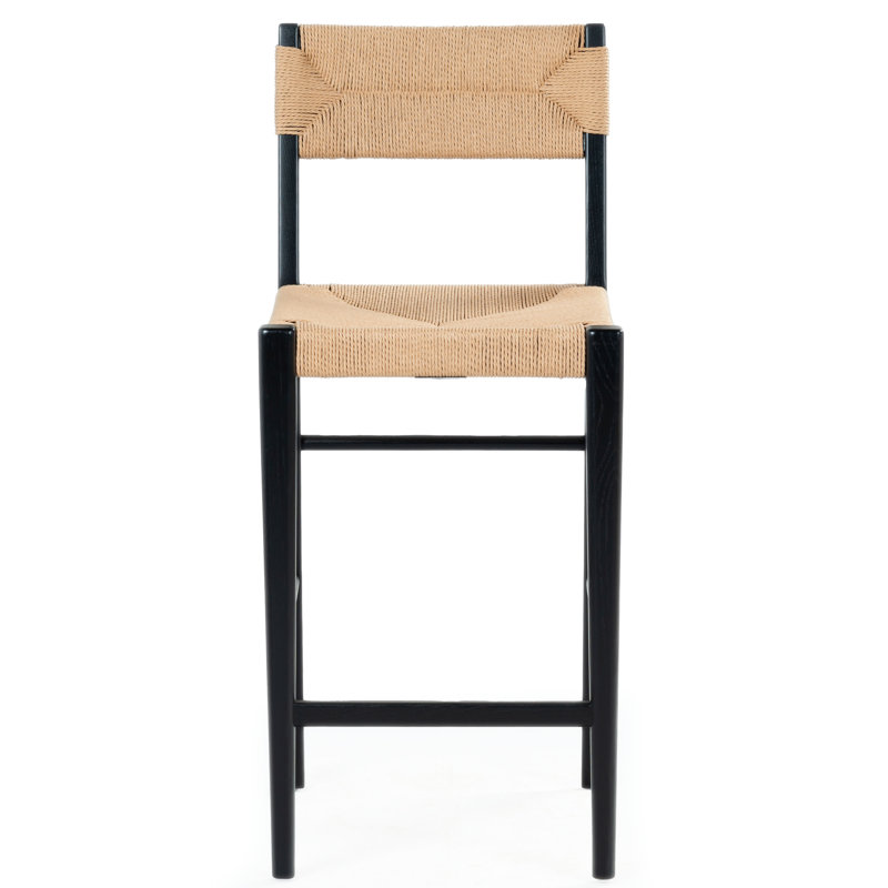Tabouret Cresson Cody, Noir, Tabouret de comptoir (hauteur de siège de 26,2 po