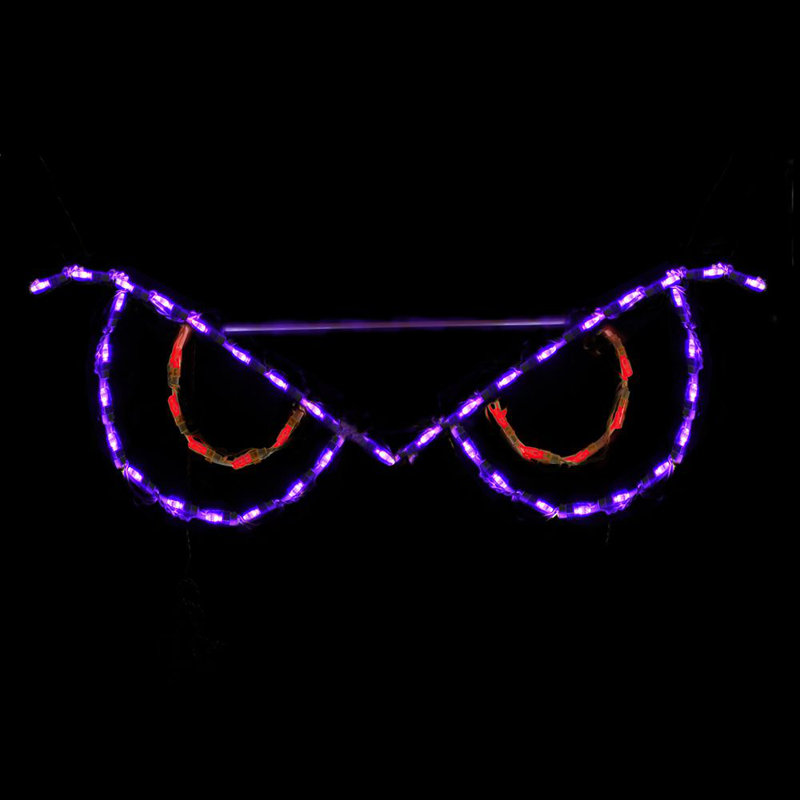 Spooky Eyes LED Display - Red (31")