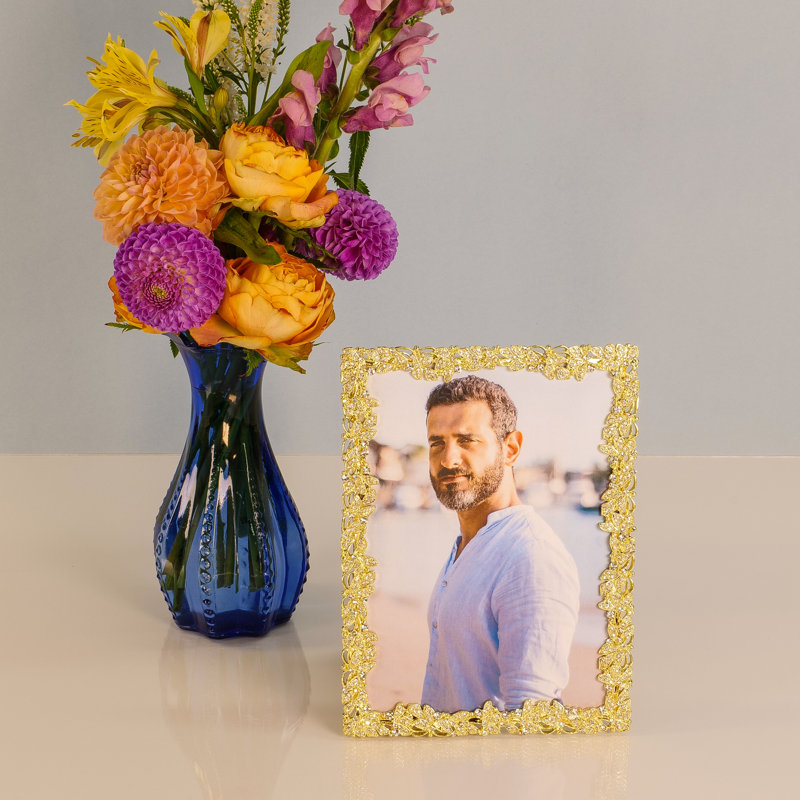 Lottie Metal Picture Frame, 5" x 7"
