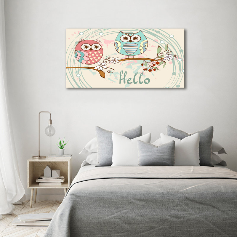 Owls - Wrapped Canvas Print